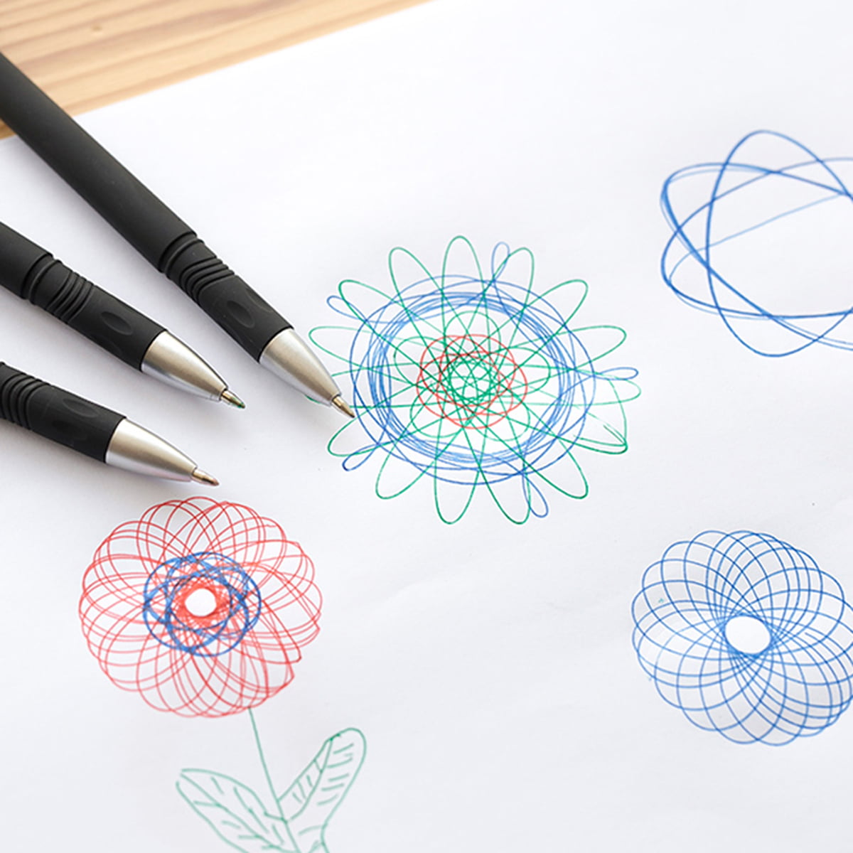 Spirograph Design Set 27PCS  Tin Draw Spiral Drawing Art Craft for  Kids 