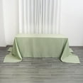 thumbnail image 3 of BalsaCircle 6 Pieces 90" x 156" Sage Green Rectangle Polyester Tablecloths Table Cover Linen, 3 of 7