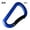 Blue, variant on 2Pcs High Quality Multicolor Aluminium Safety Equipment Alloy Carabiner Buckle Keychain Climbing Button Camping Hiking Hook BLACK