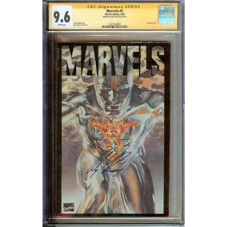 Marvels #3 CGC 9.6 Signature Series Alex Ross Signed Silver Surfer Cover (Marvel Comics)