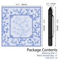 Informal Table Service Lightweight Noise Reduction Mahjong Mat 31.5 by 31.5 Inch, Non-Slip ...