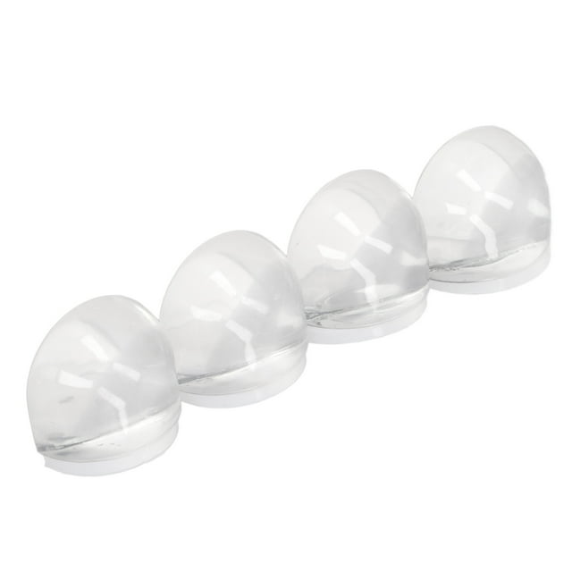 Tapón De Puerta, 4 Piezas De Amortiguador De Pared De Puerta De Piso Autoadhesivo Para Baño Para Oficina LHCER Acrylic Door Stopper