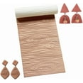 thumbnail image 6 of Polymer Clay Texture Roller Clay Earring Molds Polymers Clay Texture Sheets Polymer Clays Floral Textures Roller Embossing Pottery Textures Rollers for DIY Making, 6 of 9