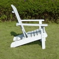thumbnail image 3 of Faux Wood Relaxed Adirondack Chair, Espresso, 3 of 11