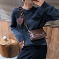 thumbnail image 3 of Sywqhk 2Pcs Pu Messenger Bag Women Solid Chiain Shoulder Crossbody Bolso (Marrón) Sywqhk Para estrenar, 3 of 8