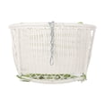thumbnail image 6 of Noble House Malia Wicker Hanging Chair (Stand Not included) in White/ Green, 6 of 10