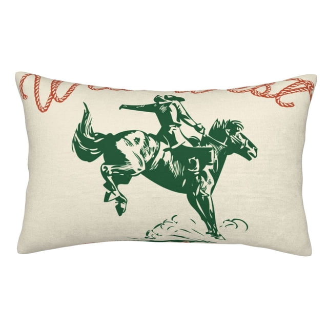 Balery West Cowboys Funda de Cojín Estampada, Regalos para Mujeres, Regalos de Amor para Ella, Regalos para Novia o Esposa, Funda de Almohada-20"x30"