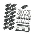 thumbnail image 4 of 45 clips para lona Colamx sujetadores para carpas con Cuerdas elásticas, 4 of 8