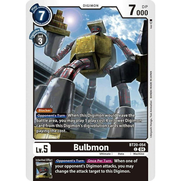 Digimon Release Special Booster 2.5 Common Bulbmon BT20-054