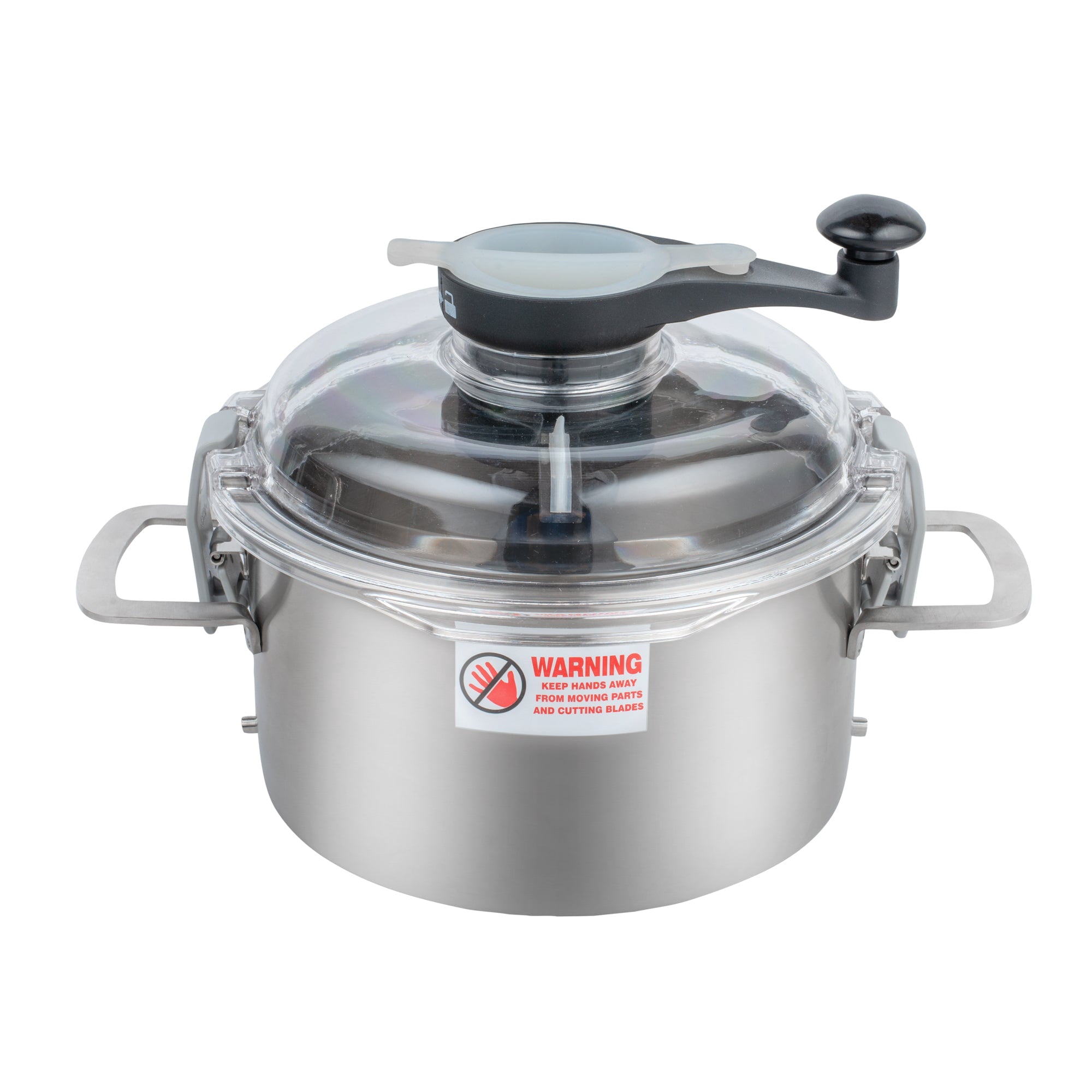 Restaurantware-Hi Tek 17.1 x 17.1 x 26.4 Food Processor, 1 Electric Food Chopper - Includes 5 Liter Single Speed Bowl Cutter, 1 HP, Stainless Steel Batch Bowl Dicer, 800W, 1725RPM