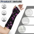 thumbnail image 7 of COEQINE Purple Butterfly Arm Cast Cover Cast Scratcher Protector Covers Large Arm Cast Cover Kids Broken Arm Shower Sleeve with A Thumb Hole Short Cast Covers After Surgery Gifts, 7 of 7