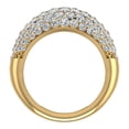 thumbnail image 3 of Dome Fashion Rings for Women Cocktail Rings Anniversary 18K Gold 3 CT TW (G,VS), 3 of 5
