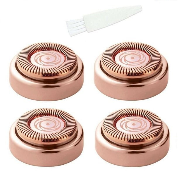 For Flawless Hair Remover 4pcs Replacement Heads Count Replacing Blades Cleaning For Flawless Hair Remover 4pcs Replacement Heads Count Replacing Blades Cleaning