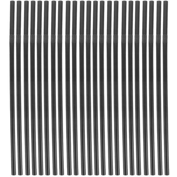 200pcs Coffee Straws Cocktail Straws Plastic Drinking Straws Party Beverage Straws Curved Straws