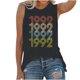 thumbnail image 1 of Camiseta sin mangas con cuello redondo y estampado informal a la moda para mujer Pompotops  lopia991632, 1 of 5
