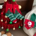 thumbnail image 4 of 5 Pairs Christmas Fuzzy Socks for Women Super Soft Fluffy Plush Slipper Socks, Fuzzy Christmas Socks Cozy Gifts Socks For Women Girls, 4 of 12
