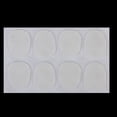 thumbnail image 5 of 8pcs Alto / Tenor Saxofón Saxofón Boquilla Parches Almohadones Cojines 0.8mm Claro Sunnimix Boquilla, 5 of 5
