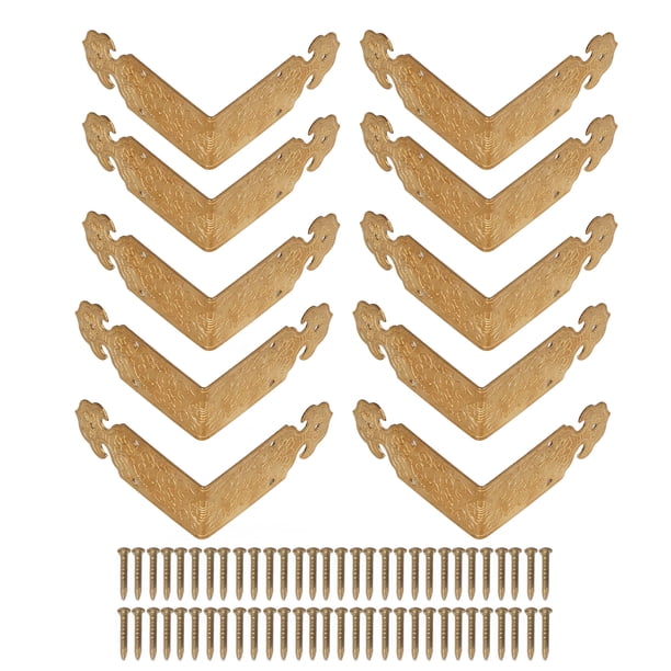 Esquinas De Cajas De Madera, Protectores De Esquinas De Cajas, Bordes De Cobre Para Muebles ANGGREK Otros