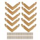 thumbnail image 1 of Esquinas De Cajas De Madera, Protectores De Esquinas De Cajas, Bordes De Cobre Para Muebles ANGGREK Otros, 1 of 8