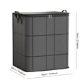 thumbnail image 3 of Under $5 Boovnll Moving Bags, Large Capacity Portable Foldable Heavy-Duty Thickened Storage Bags with Zippers & Handles for Home, Travel, Closet Organizers and Storage, 180L, 3 of 9