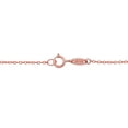 thumbnail image 2 of KoolJewelry 14k Rose Gold Double Heart Bracelet (7.25 inch), 2 of 4