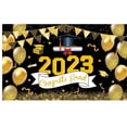 thumbnail image 1 of Event & Party EXtraLarge Congrats Grad Banner 180x110 Cm | Graduation Party Decorations 2023 Black and Gold | Graduation Banner 2023 | Graduation Decorations Class of 2023 | Red 2023 Graduatio, 1 of 9