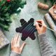 thumbnail image 4 of Ofertas flash del día 24 de cuatro patrones DIY Navidad colorido pintar y rayar muñeco de nieve árbol de Navidad juguetes para niños Fiudx, 4 of 7