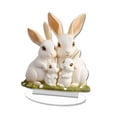thumbnail image 1 of Ornamento de acrílico, plano 2D, regalo ideal creativo elegante, decoración de Pascua, centro de mesa para el escritorio de casa de, 1 of 9