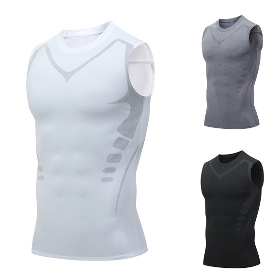 Migroa Mens Running Sport Tank Tops Gym Wicking Athletic Mesh Breathable Workout Sleeveless Shirts Base Layer Sports Workout Shirts for Basketball Black L