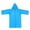 Blue, variant on Kids Rain Raincoat For Girls Boys Reusable EVA Clear Portable Rain Coats Lightweight Jackets With Hood