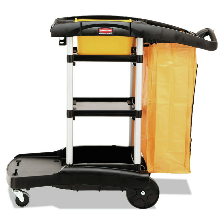 Rubbermaid Commercial FG617388BLA Janitorial Cleaning Cart 21.75