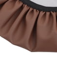 thumbnail image 3 of Milisten Funda Para Asiento De Taburete Redondo Marrón De PU Resistente Con Ajuste Elástico Para Uso En Casa, 3 of 7