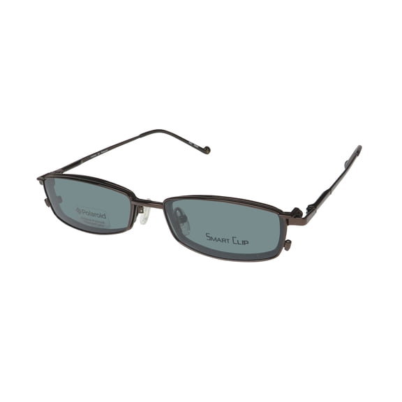 SMARTCLIP 419 EYEGLASS FRAME/GLASSES WITH OPTIONAL SUNGLASS CLIP-ON STYLISH RARE