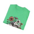 thumbnail image 4 of Colorful French Bulldog Tee with Boho-Inspired Flowers - 7 Color Options, 4 of 8