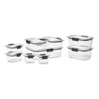 Mainstays 92 Piece Plastic Food Storage Container Set, Clear Containers ...