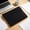 Black, variant on Waterproof Thick Leather File Folder, Blue 1pc, Portable Leather Folder for Homework Storage & Backpack Document Convenient Carry
