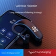 thumbnail image 3 of Herunwer Single-Ear Sport Bluetooth Headset with Digital Display, ANC Noise Cancelling, 30-Hour Playtime, 3 of 8