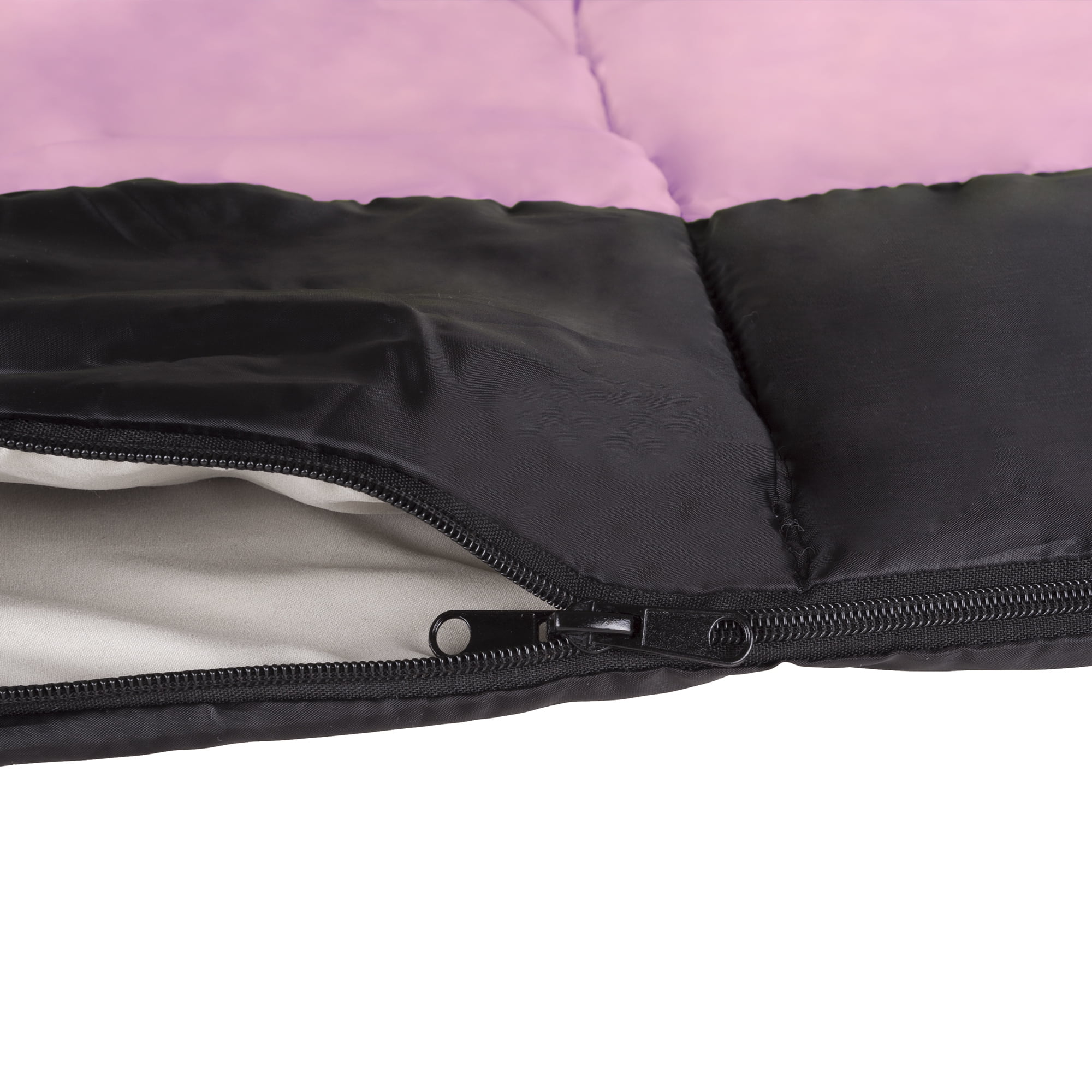 Wakeman Lightweight Camping Sleeping Bag for Children and Adults, Pink