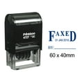 thumbnail image 1 of Printtoo Dater Stamp Self Inking With Faxed By Text Office Stationery Date Rubber Stamp-Blue, 1 of 1