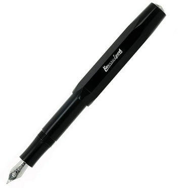 Kaweco 10000764 Skyline Sport Fountain Pen, Black, Broad
