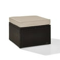thumbnail image 4 of Crosley Palm Harbor Wicker Patio Ottoman in Brown and Sand, 4 of 7