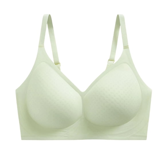 Turilly Bras Womens V Neck Wireless Bra With Adjustable Straps And Breathable Hollow Padding Everyday Bras