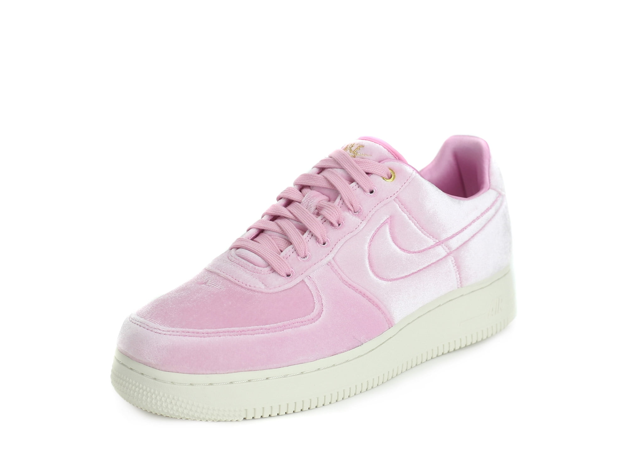 nike air force pink velour
