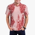 thumbnail image 1 of Balery Red Meat Camisa Polo de Hombre con Estampado, de Manga Corta y Tejido Medio, Camisa Tipo Golf Polo-3X-Large, 1 of 6