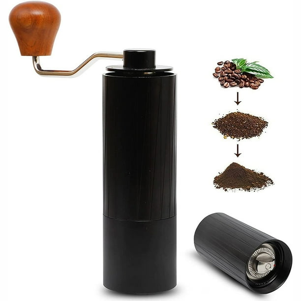 Iron Lion Manual coffee grinder with adjustable conical burr for fresh