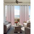 thumbnail image 4 of Moroccan Pink Blackout Curtains, Light Blocking Print Window Curtains, Abstract Geometric Plaid Gradient Thermal Insulated Window Drapes for Living Room Kitchen Cafe 2 Panels, 104"W x 52"L, 4 of 9