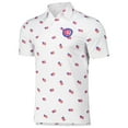 thumbnail image 2 of Men's Antigua White Chicago Cubs  Americana Polo, 2 of 3