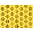 thumbnail image 1 of Ahgly Company Machine Washable Indoor Rectangle Solid Yellow Modern Area Rugs, 2' x 5', 1 of 4
