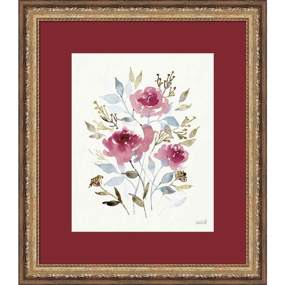Great Art Now Soft Bouquet II by Anne Tavoletti, Framed Wall Art, 16.5W x 18.75H
