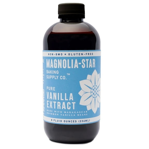 Magnolia-Star Baking Supply Company Pure Vanilla Extract 8 Fluid Ounce